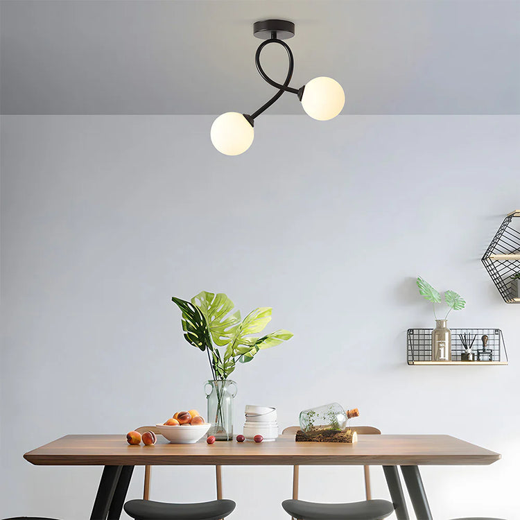 Nordic Modern Creative Glasloftslampe