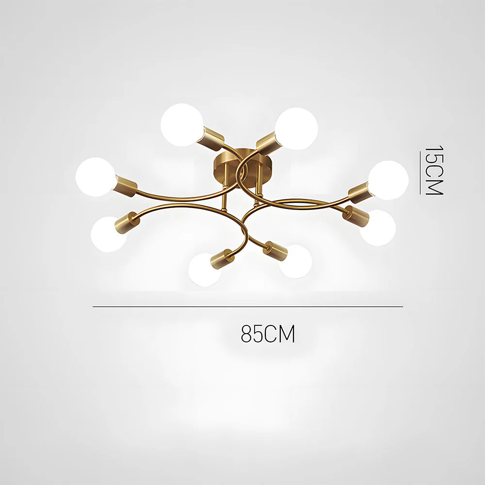 Luce moderna del soffitto multi-bulba creativa