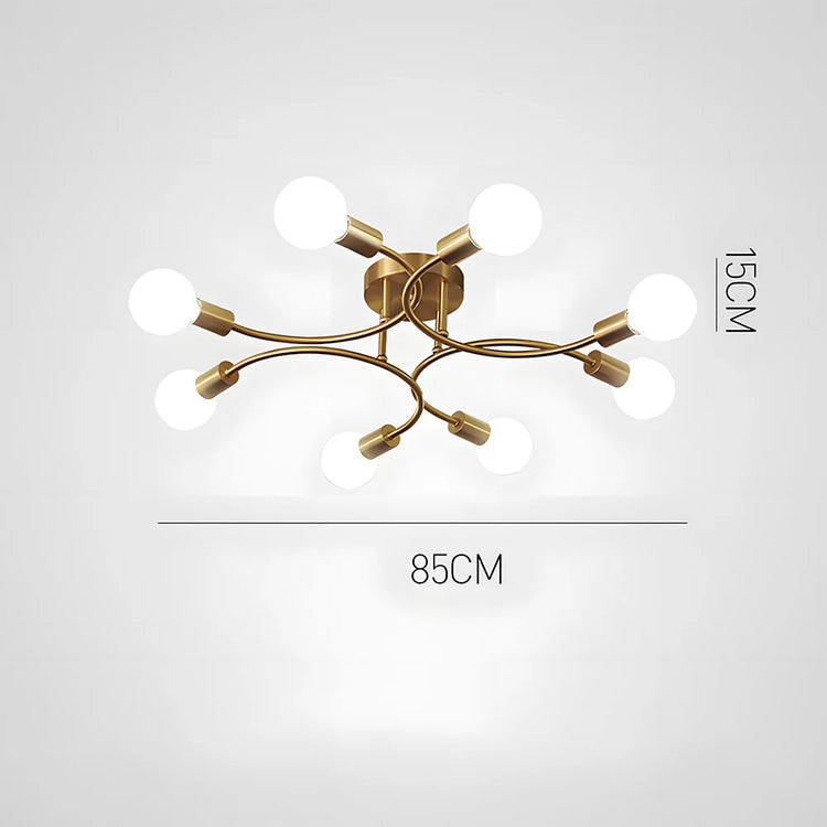 Moderne kreativt multi-pære loftslys