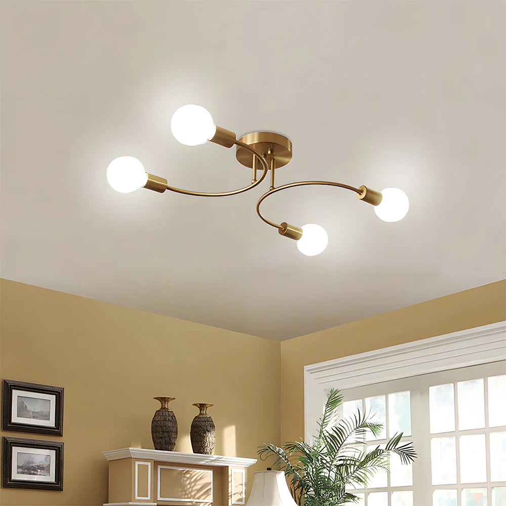 Plafoniera moderna e creativa a più lampadine