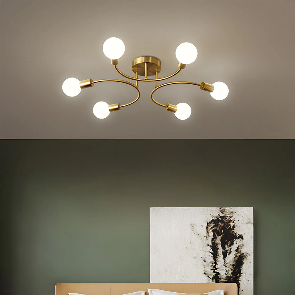 Plafoniera moderna e creativa a più lampadine