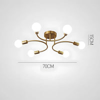 Luce moderna del soffitto multi-bulba creativa