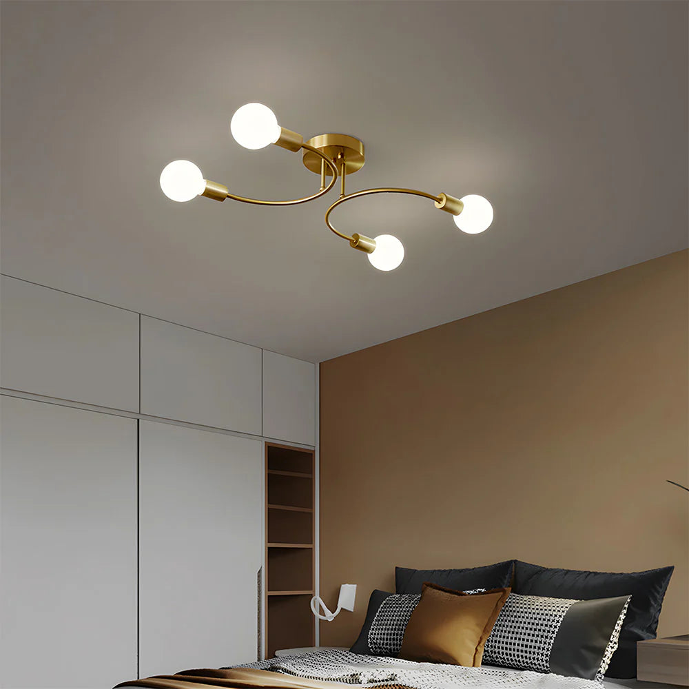 Plafoniera moderna e creativa a più lampadine