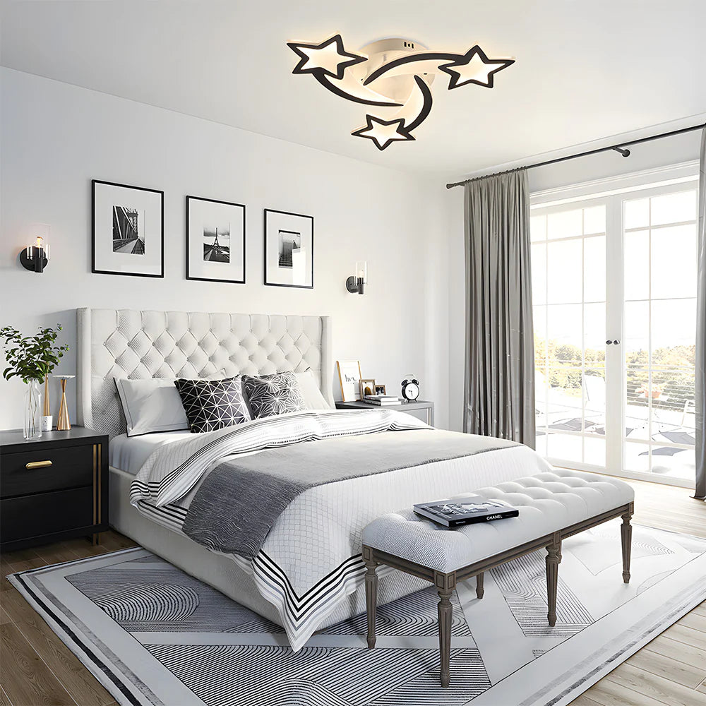 Modern Creative Stars Design Affermazione Luce