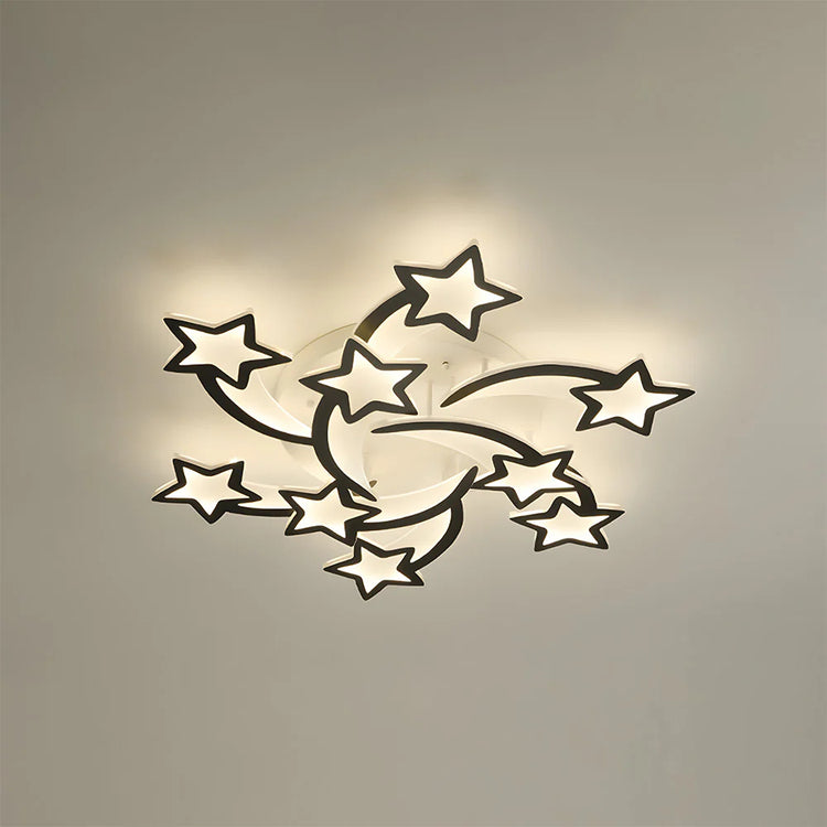 Moderne Creative Stars Design Loftslampe