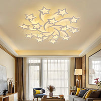 Modern Creative Stars Design Affermazione Luce