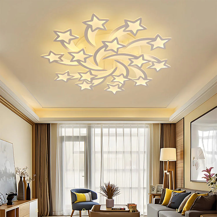 Moderne Creative Stars Design Loftslampe