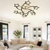 Modern Creative Stars Design Affermazione Luce