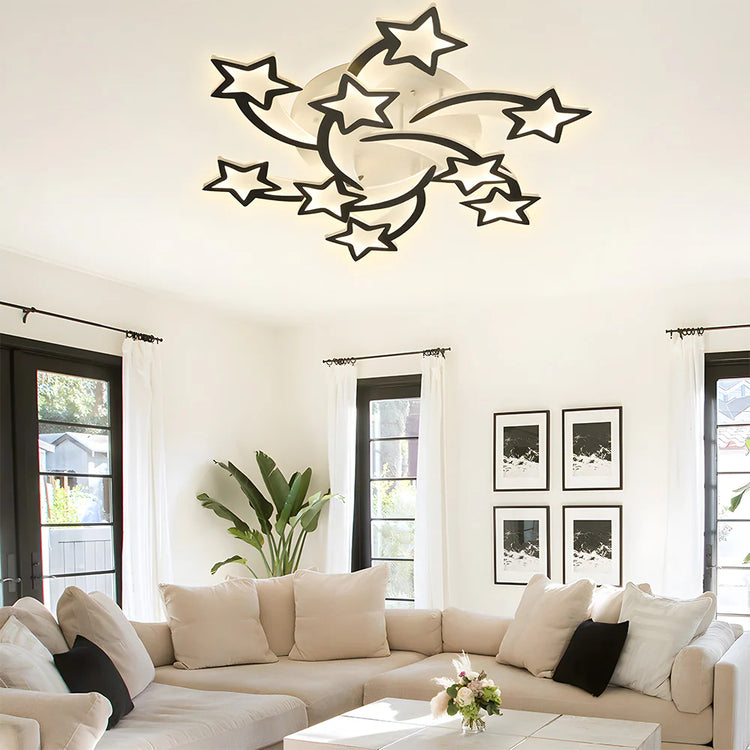 Moderne Creative Stars Design Loftslampe