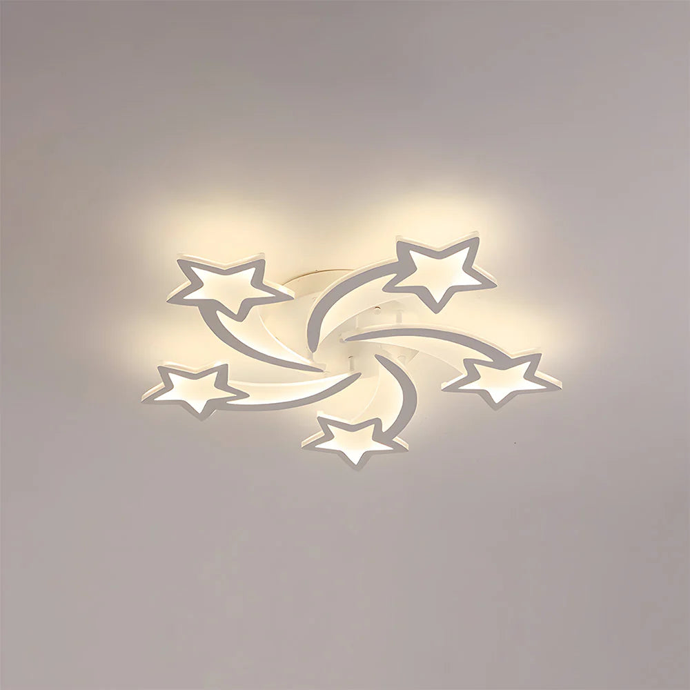 Modern Creative Stars Design Affermazione Luce