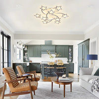 Modern Creative Stars Design Affermazione Luce