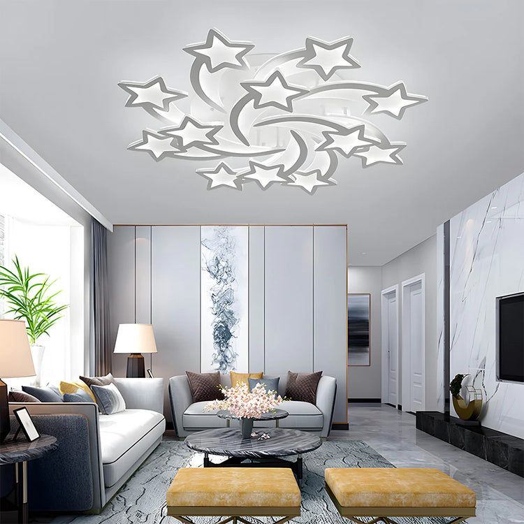 Moderne Creative Stars Design Loftslampe