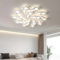 Modern Creative Stars Design Affermazione Luce