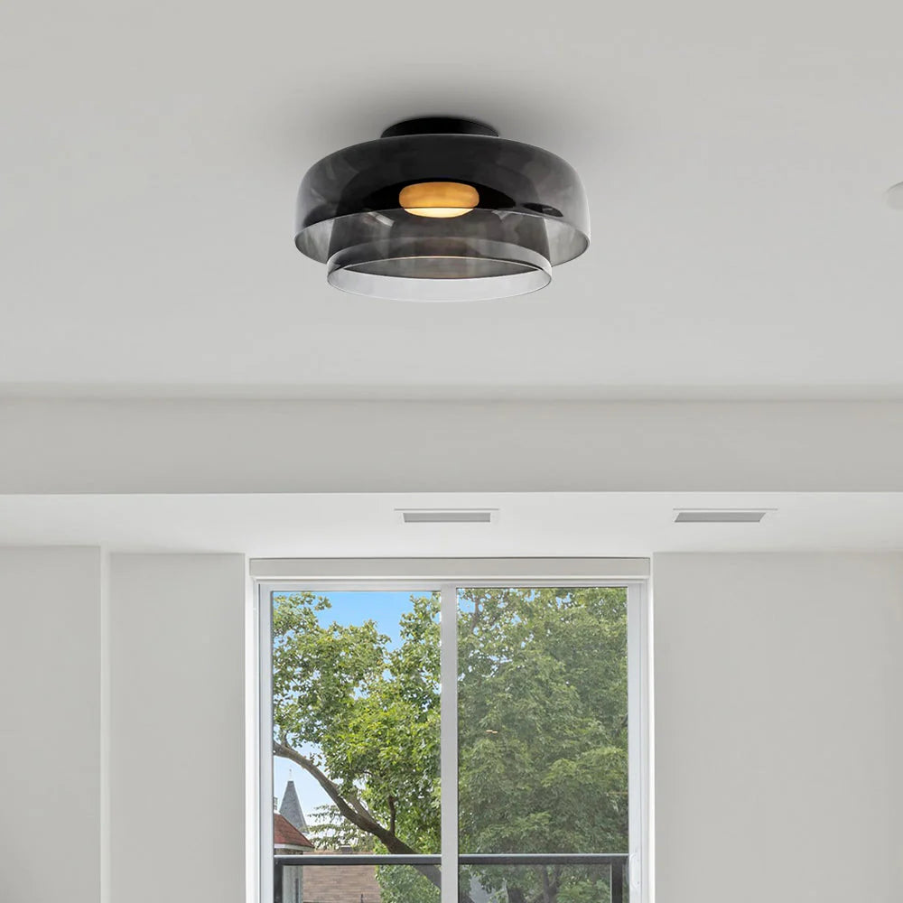 Glarefusion Creative Multi-couches Tloory vitrail plafond de plafond