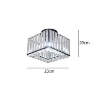 Modern Crystal Hallway Ceiling Light