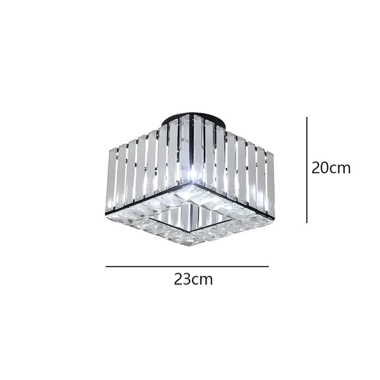 Modern Crystal Hallway Ceiling Light