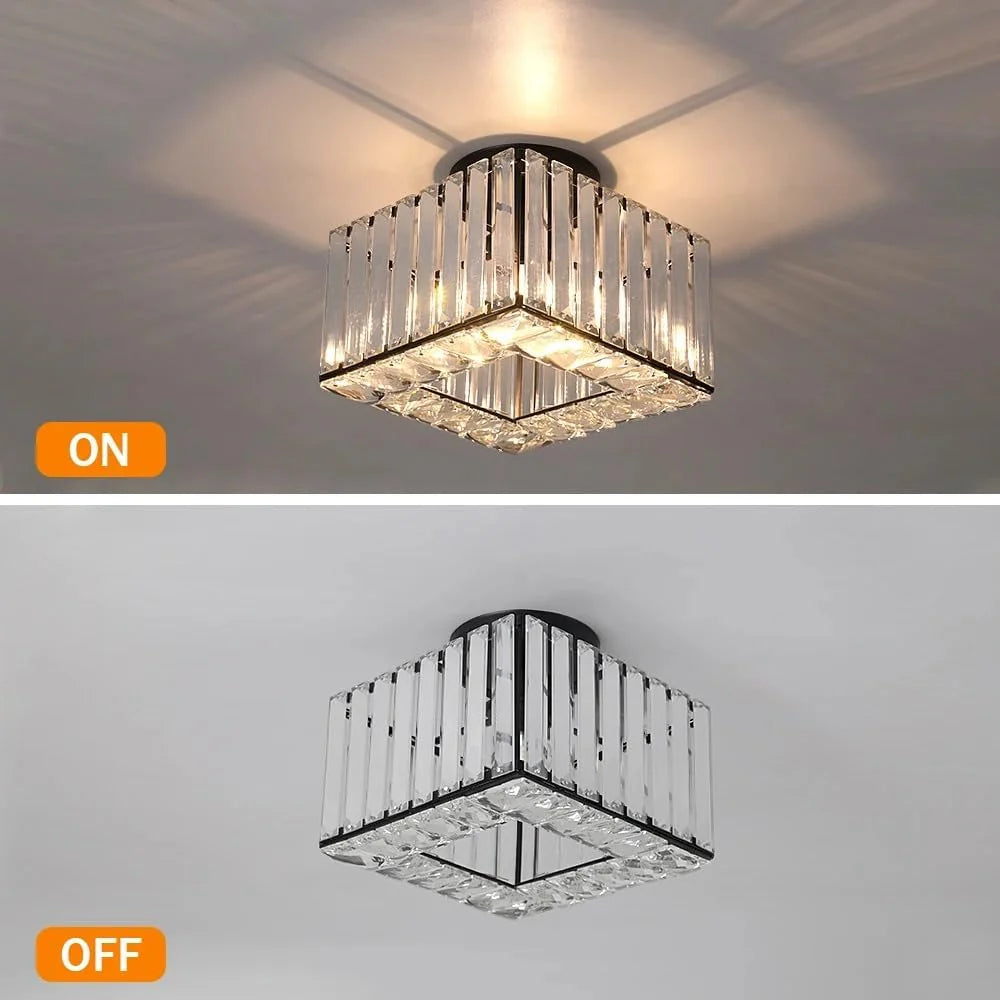 Modern Crystal Hallway Ceiling Light