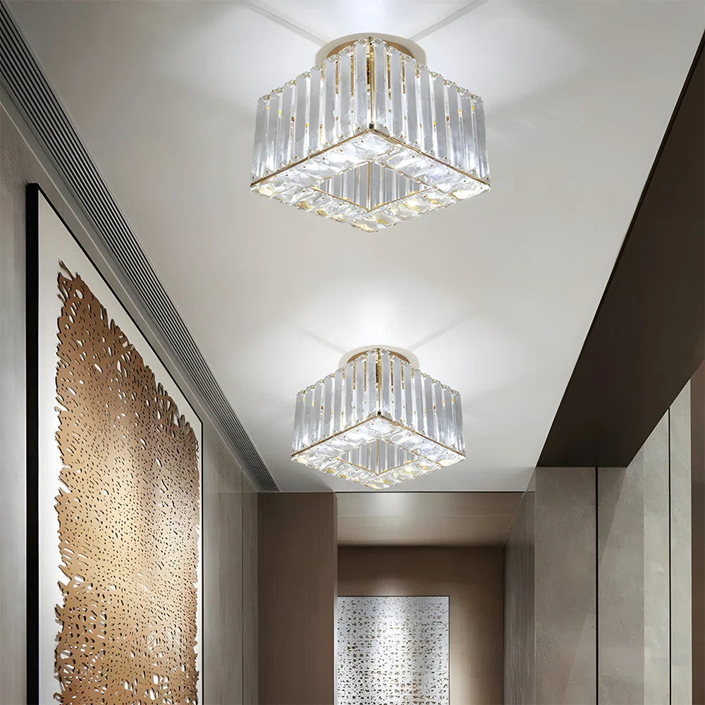 Modern Crystal Hallway Ceiling Light