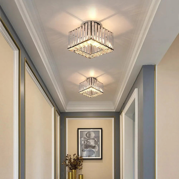 Modern Crystal Hallway Ceiling Light
