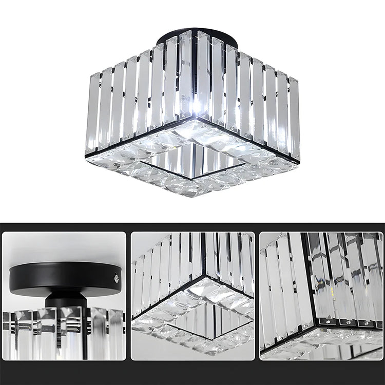 Modern Crystal Hallway Ceiling Light