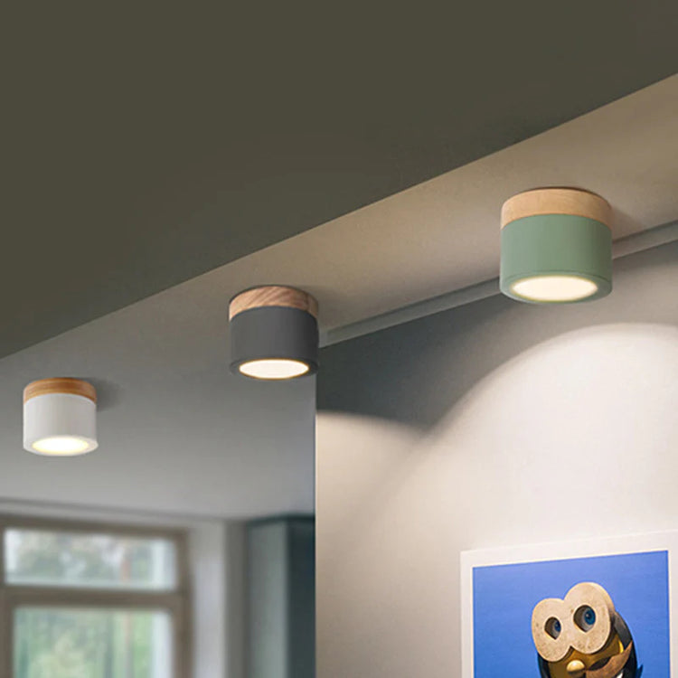 Nordic Simple Cylinder LED Ceiling Light