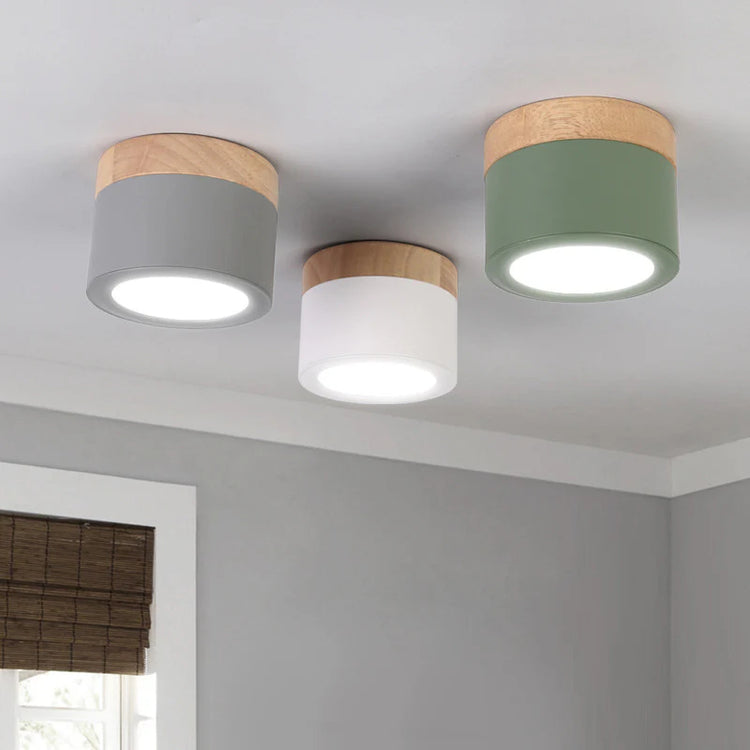 Nordic Simple Cylinder LED Ceiling Light