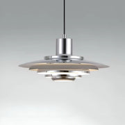 Lampada a Sospensione con Dischi Sovrapposti Eleganza Nordica