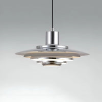 Nordic Elegance Layered Disc Pendant Light