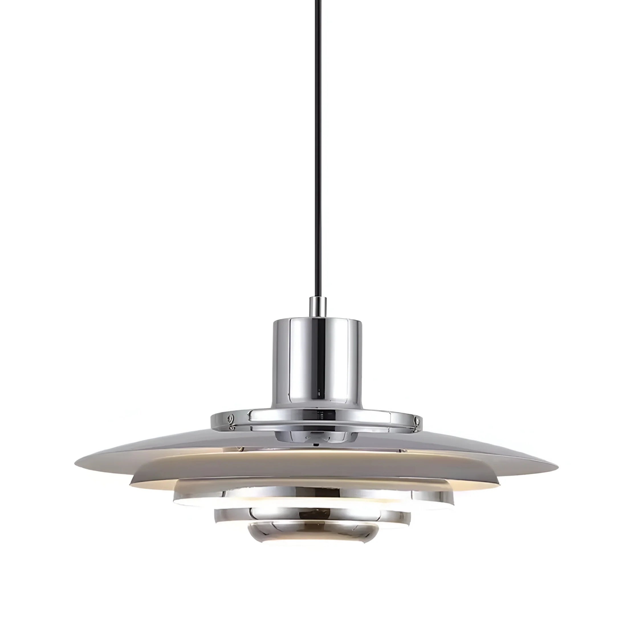 Lampada a Sospensione con Dischi Sovrapposti Eleganza Nordica