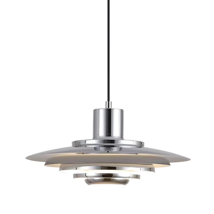 Nordic Elegance Layered Disc Pendant Light
