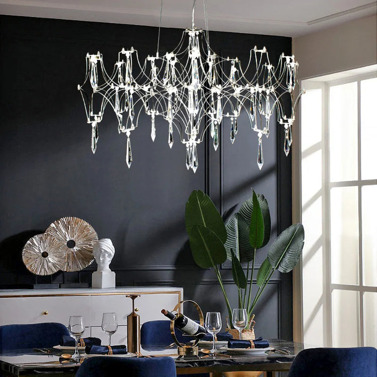 Luxe Sparkle Crystal Chandelier