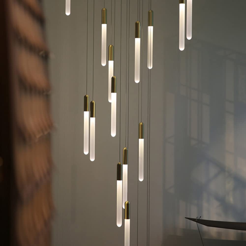 Moderne lange Rohrzylindrische Suspension Anhänger Licht