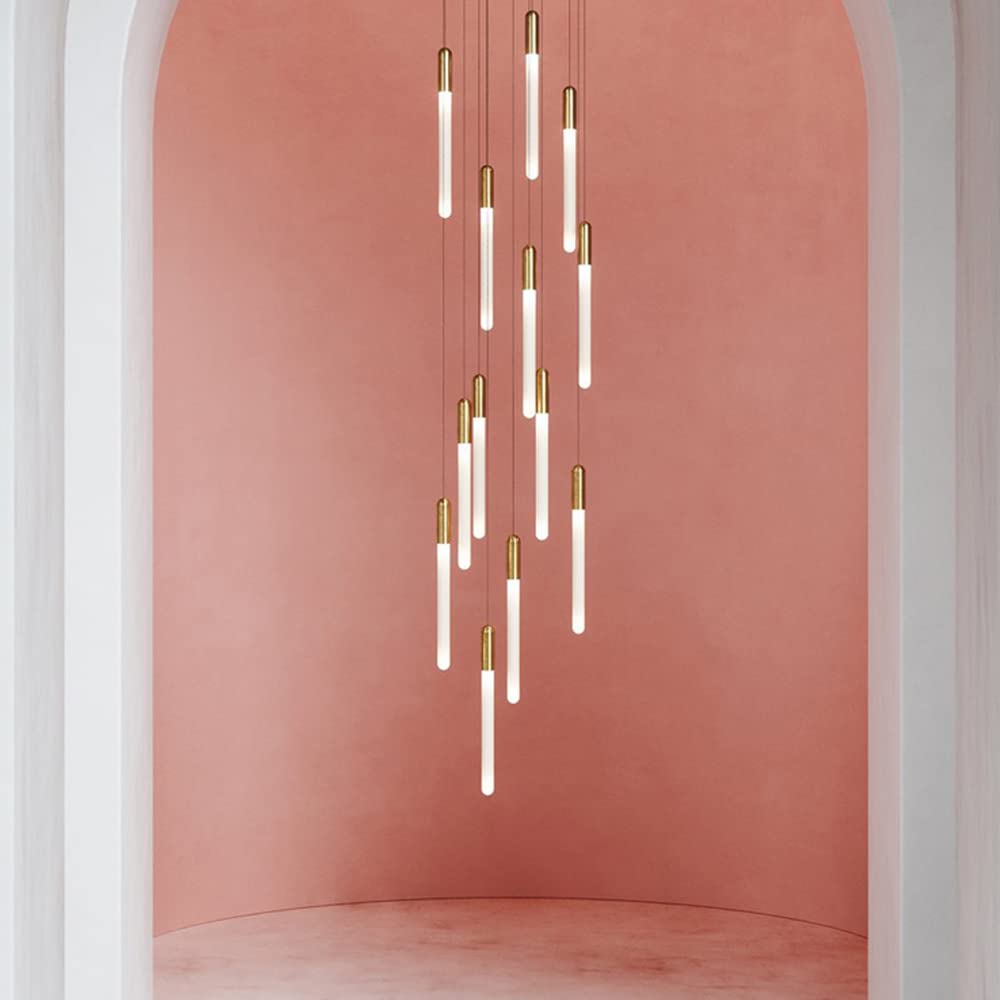 Moderne lange Rohrzylindrische Suspension Anhänger Licht