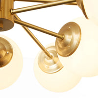 Nordic Ball Cream Glass lysekrone