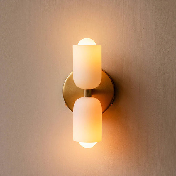 Glarefusion Creative Candle Shape Double Head Wall Lamp