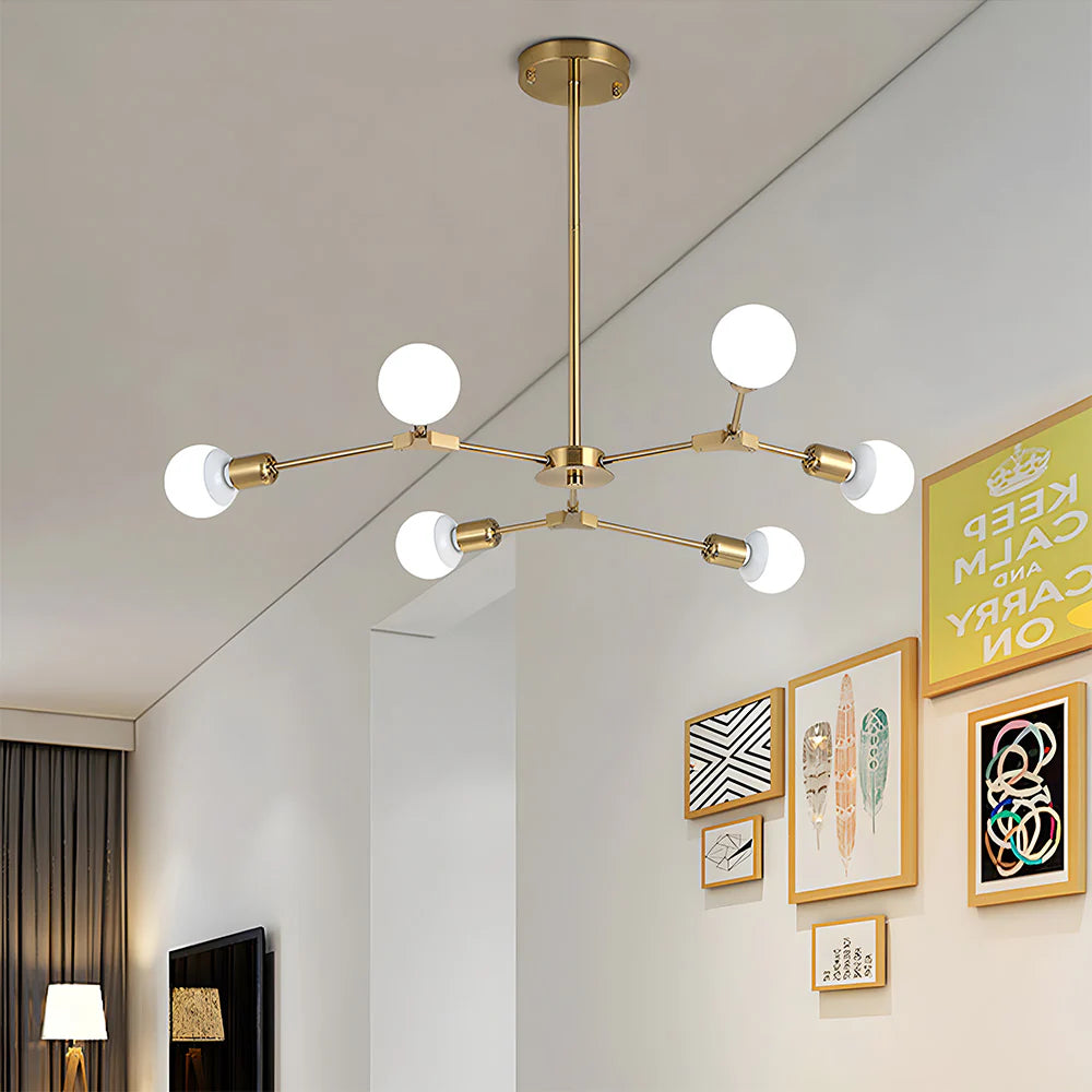 Moderna ed elegante plafoniera multipla Blubs