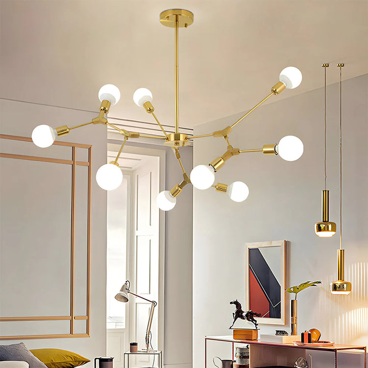 Moderne Elegant Multiple Blubs Loftslampe