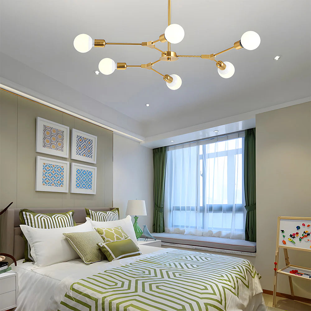 Moderna ed elegante plafoniera multipla Blubs