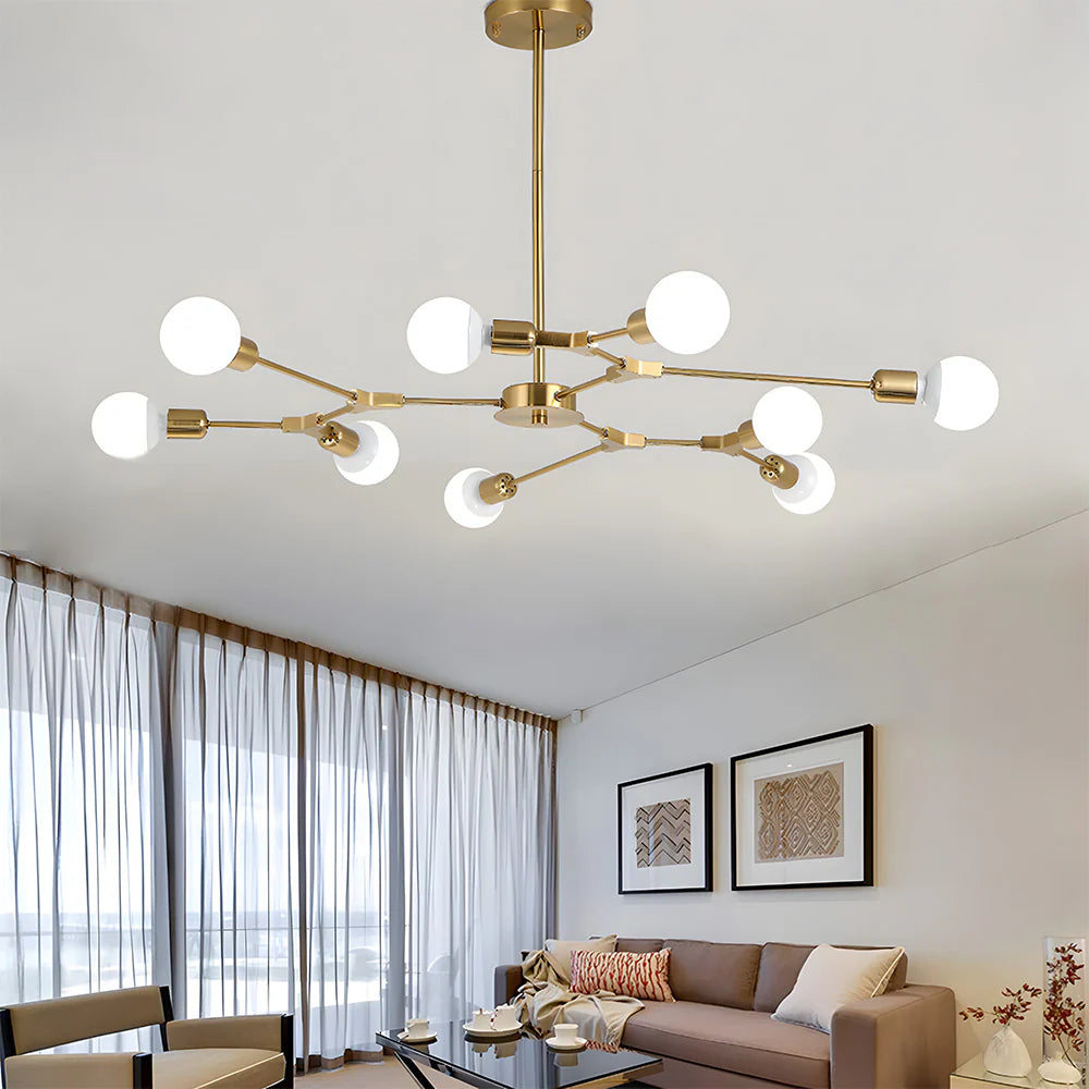 Moderna ed elegante plafoniera multipla Blubs