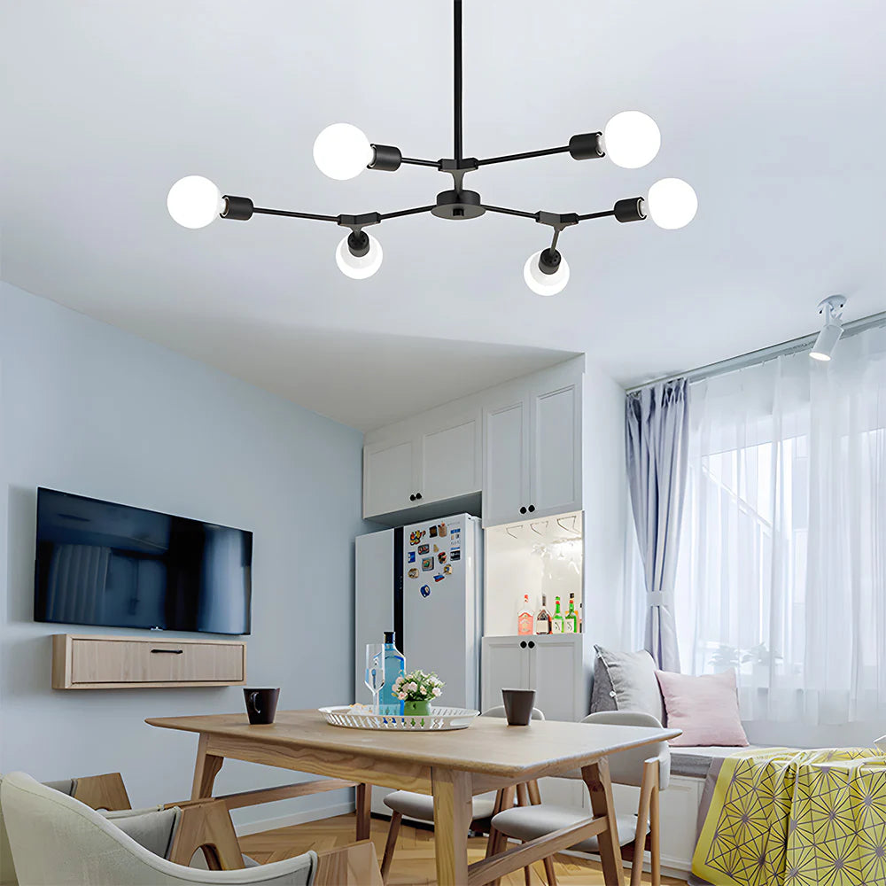 Moderna ed elegante plafoniera multipla Blubs