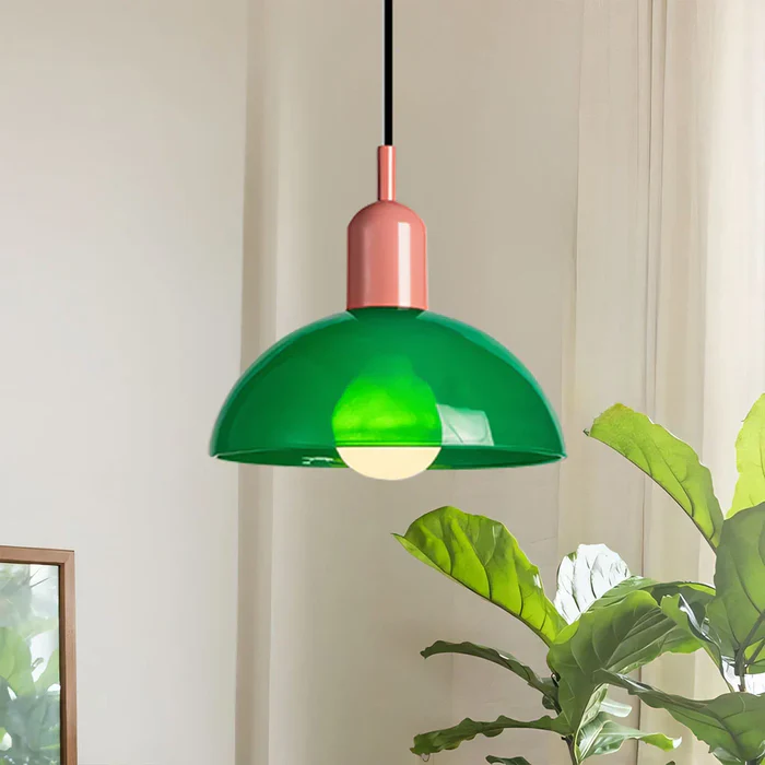 Colorful Bowl Pendant Light