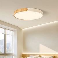 Modern Circular Wooden Ceiling Light