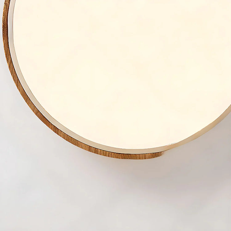 Modern Circular Wooden Ceiling Light