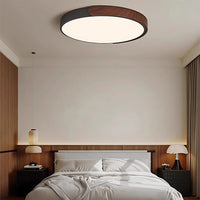 Modern Circular Wooden Ceiling Light