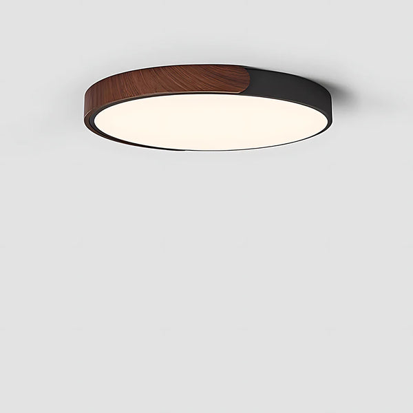 Modern Circular Wooden Ceiling Light