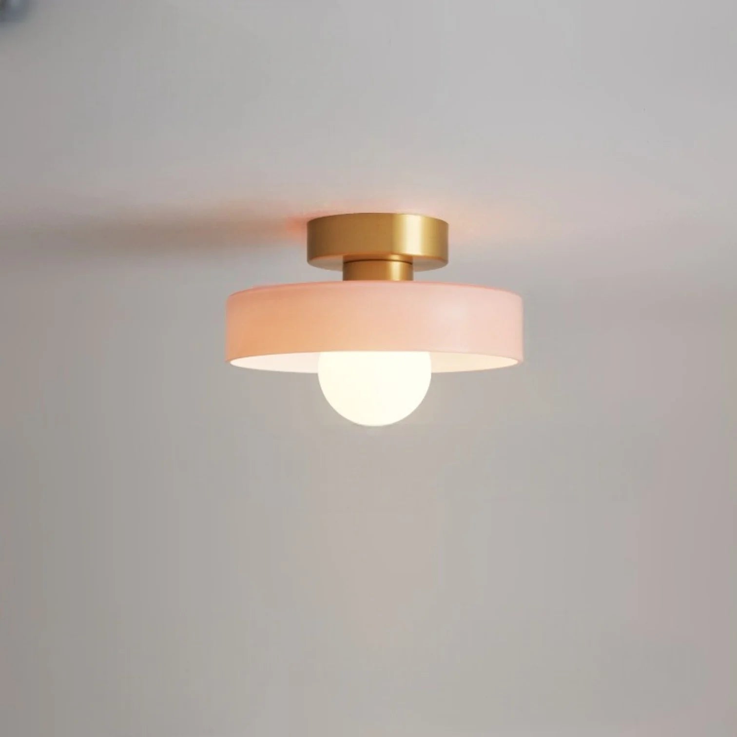 Modern Minimalist Bauhaus Glass Ceiling Light