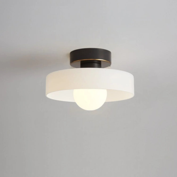 Modern Minimalist Bauhaus Glass Ceiling Light