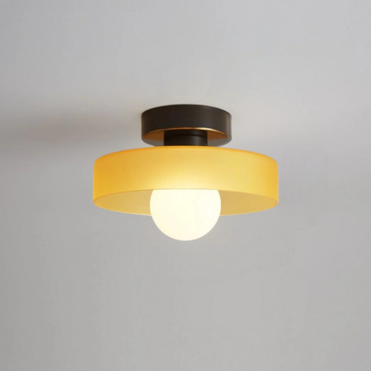 Modern Minimalist Bauhaus Glass Ceiling Light