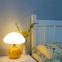 Glarefusion French Cream Mushroom Lamp