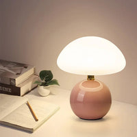 Glarefusion French Cream Mushroom Lamp